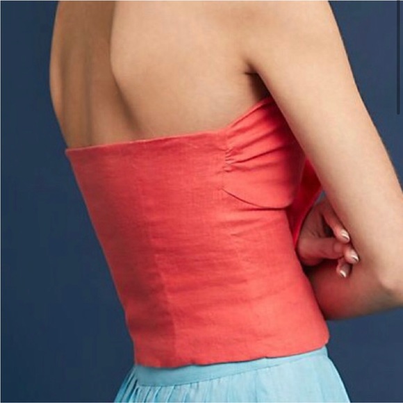 Mara Hoffman Nan Tie Front Crop Top size 6 #sustainable #deadstock - Picture 5 of 5